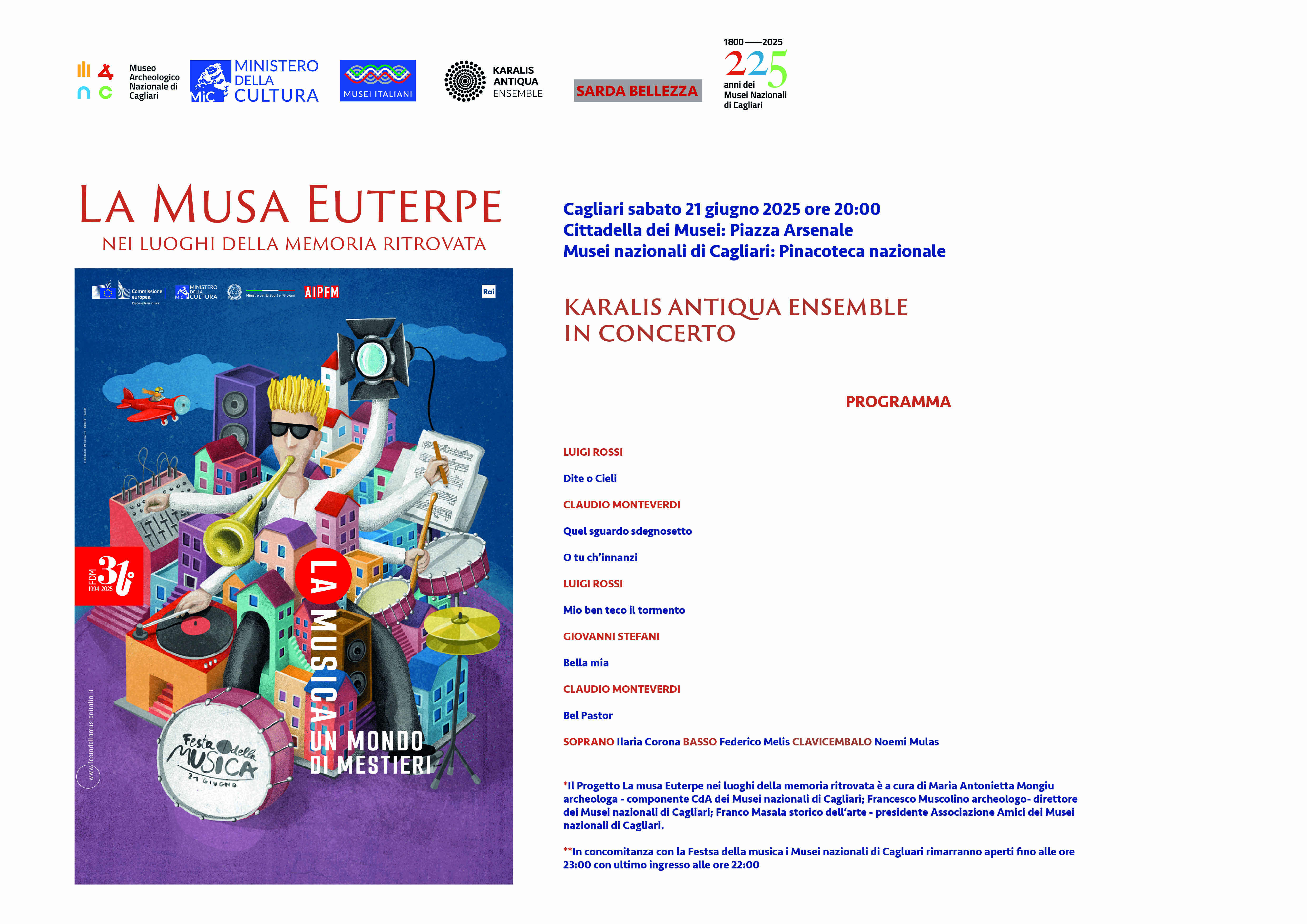 La Musa Euterpe nei luoghi della memoria ritrovata - Festa della Musica